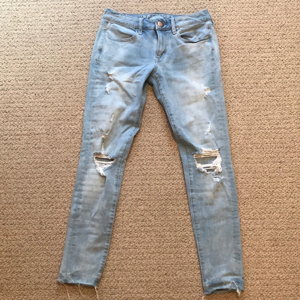 American Eagle Ripped Skinny Jeans
